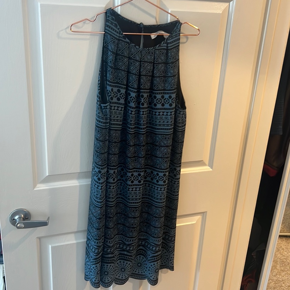 Loft Midi Tribal Print Dress